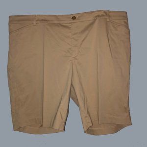 Ralph Lauren Plus Size Khaki Cotton Shorts (Used)